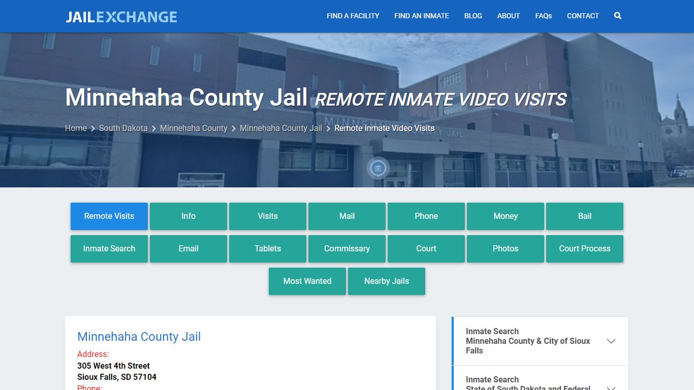 Video Visitation - Minnehaha County Jail, SD - Jail Exchange